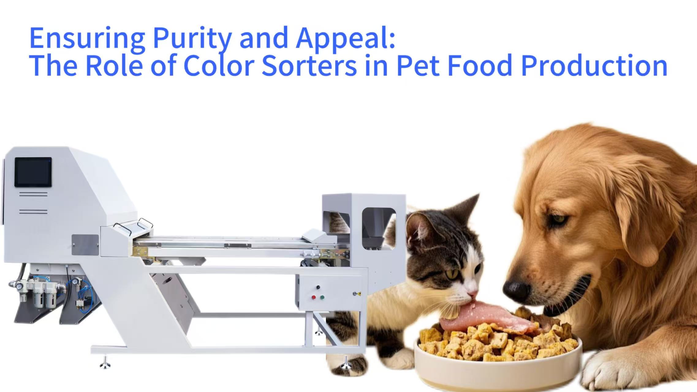 Ensuring Purity and Appeal: The Role of Color Sorters in Pet Food Production