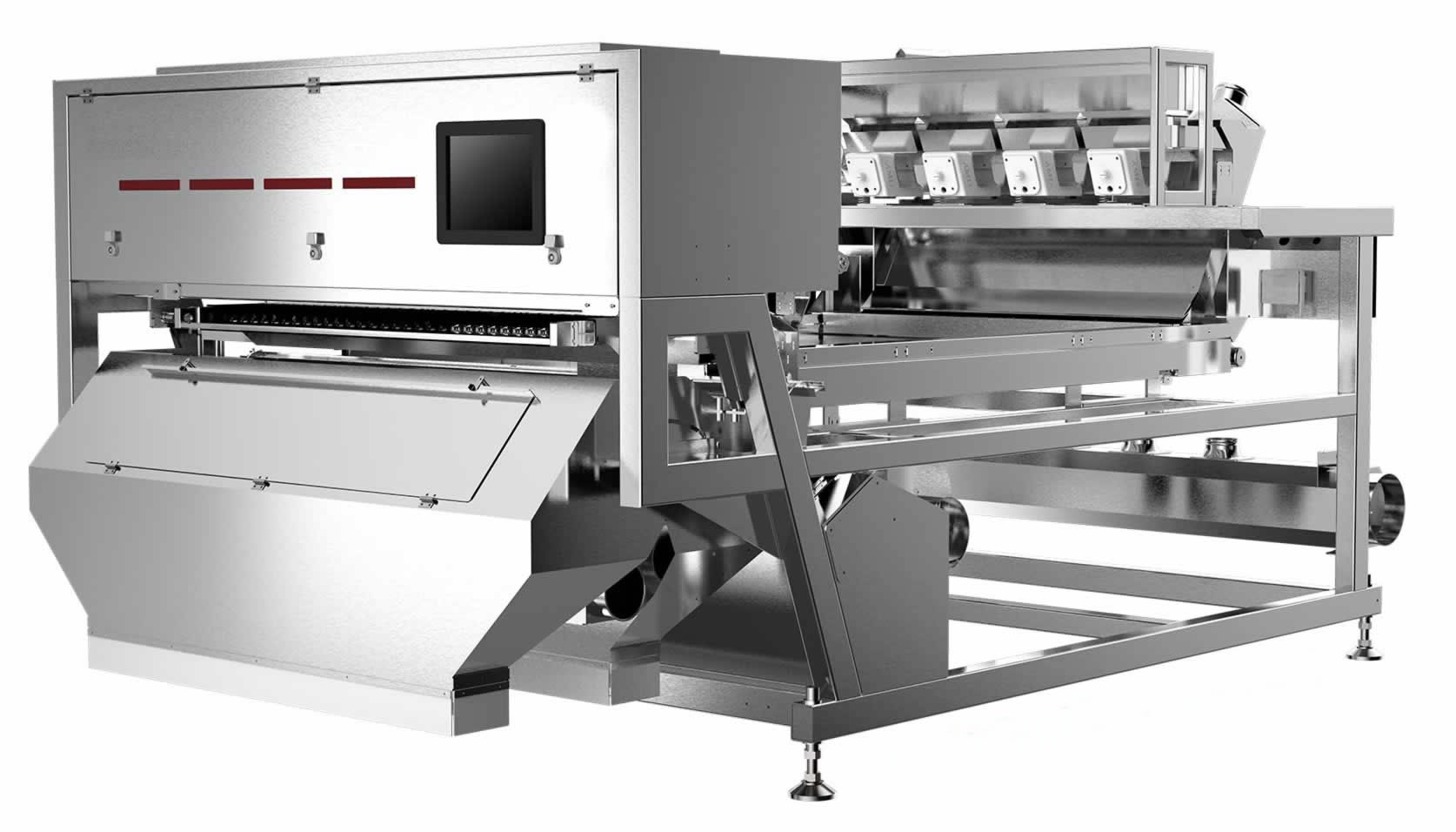 Picture shows 1200mm Belt Width NIR Sorting Machine.