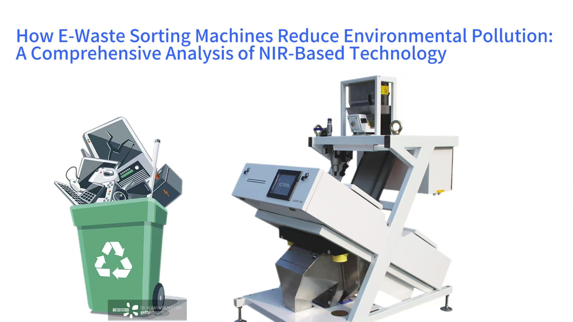 How E-Waste Sorting Machines Reduce Environmental Pollution: A Comprehensive Analysis of NIR-Based Technology