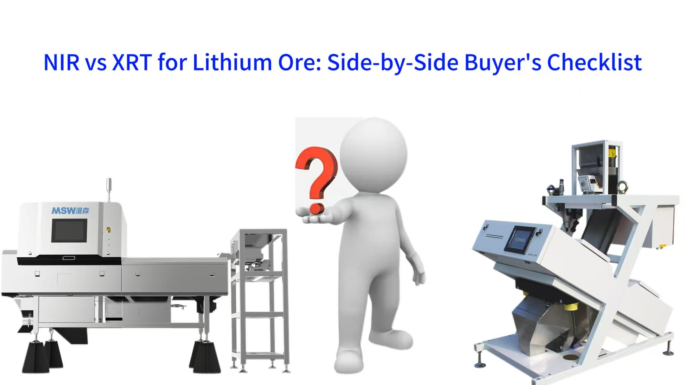 NIR vs XRT for Lithium Ore: Side-by-Side Buyer's Checklist