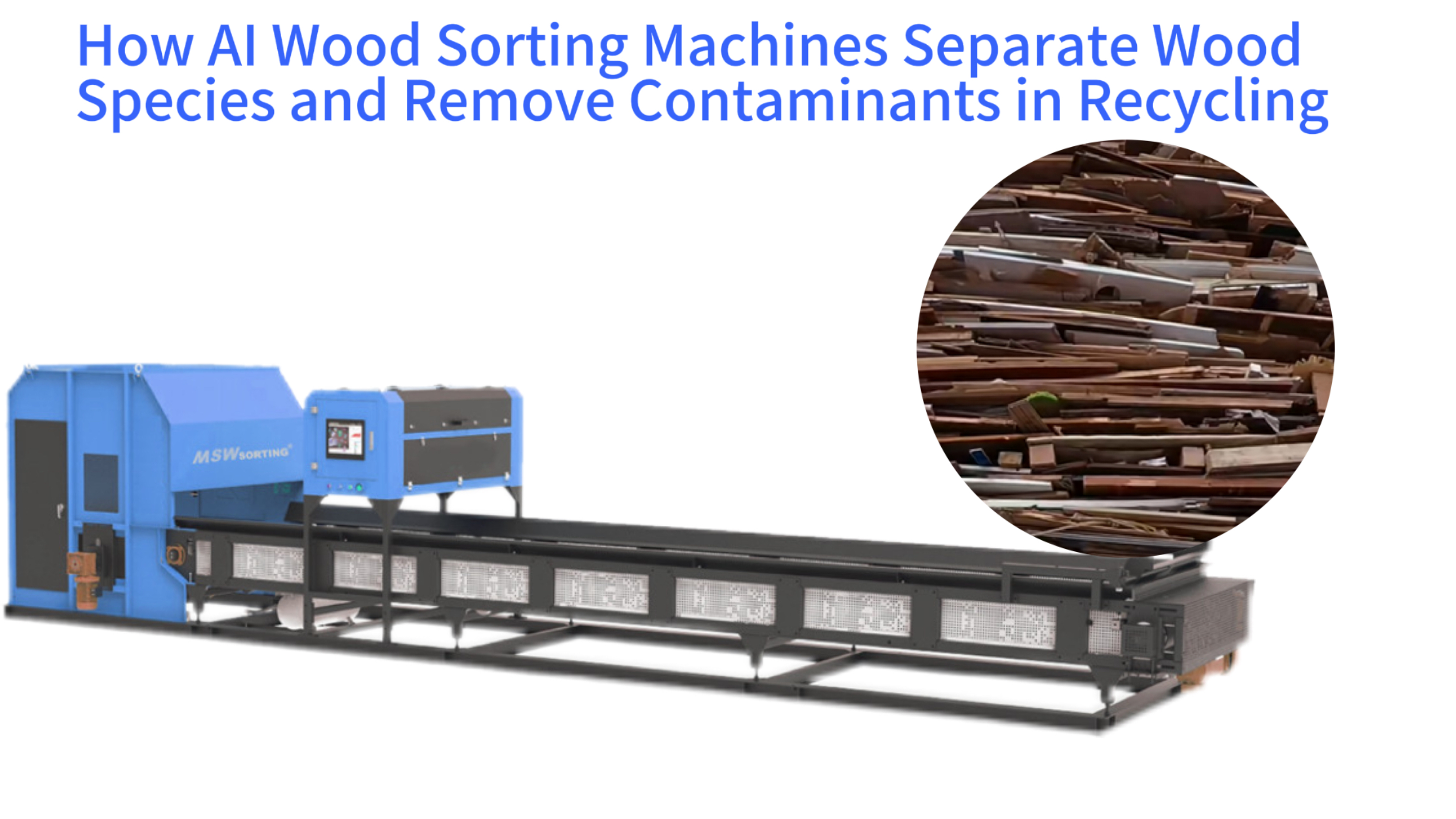 How AI Wood Sorting Machines Separate Wood Species and Remove Contaminants in Recycling
