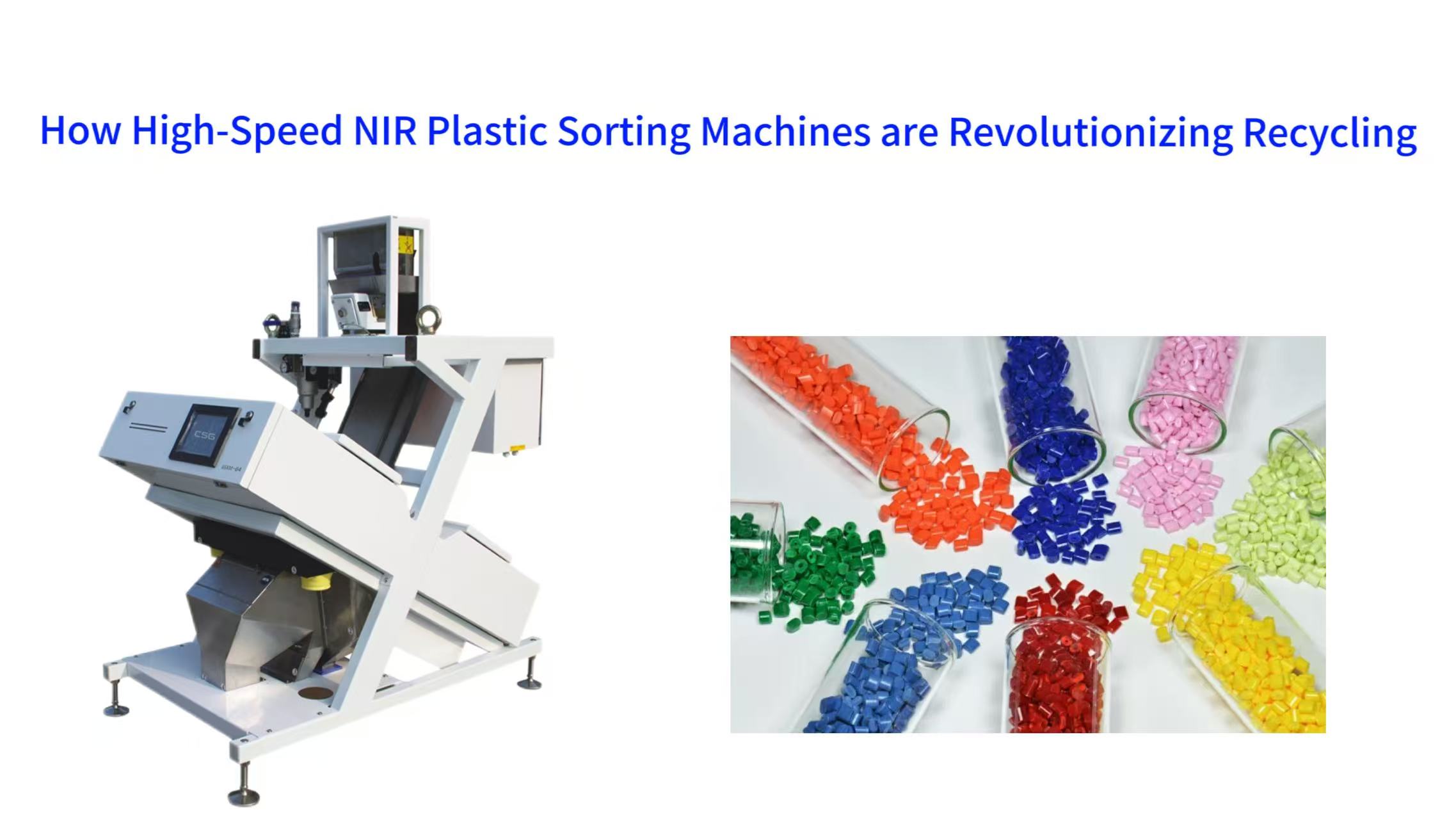 How High-Speed NIR Plastic Sorting Machines are Revolutionizing Recycling