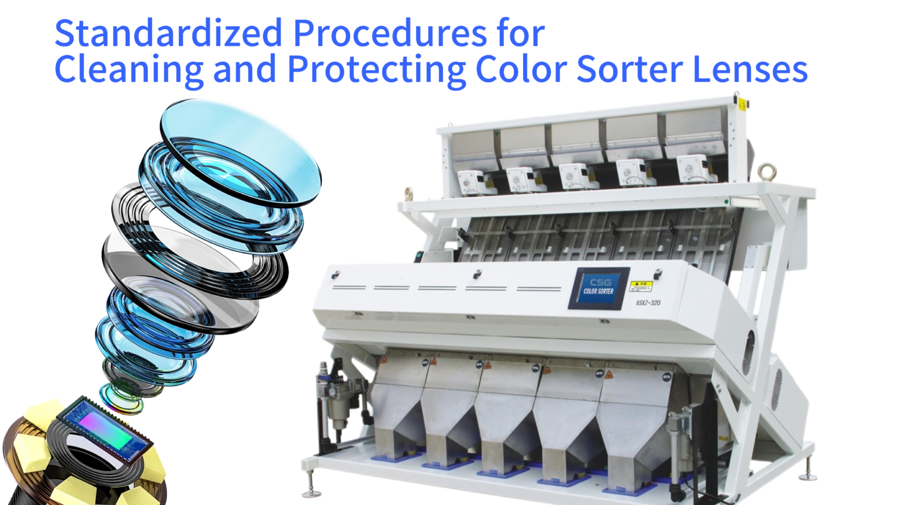 Maintaining Optical Clarity: Standardized Procedures for Cleaning and Protecting Color Sorter Lenses