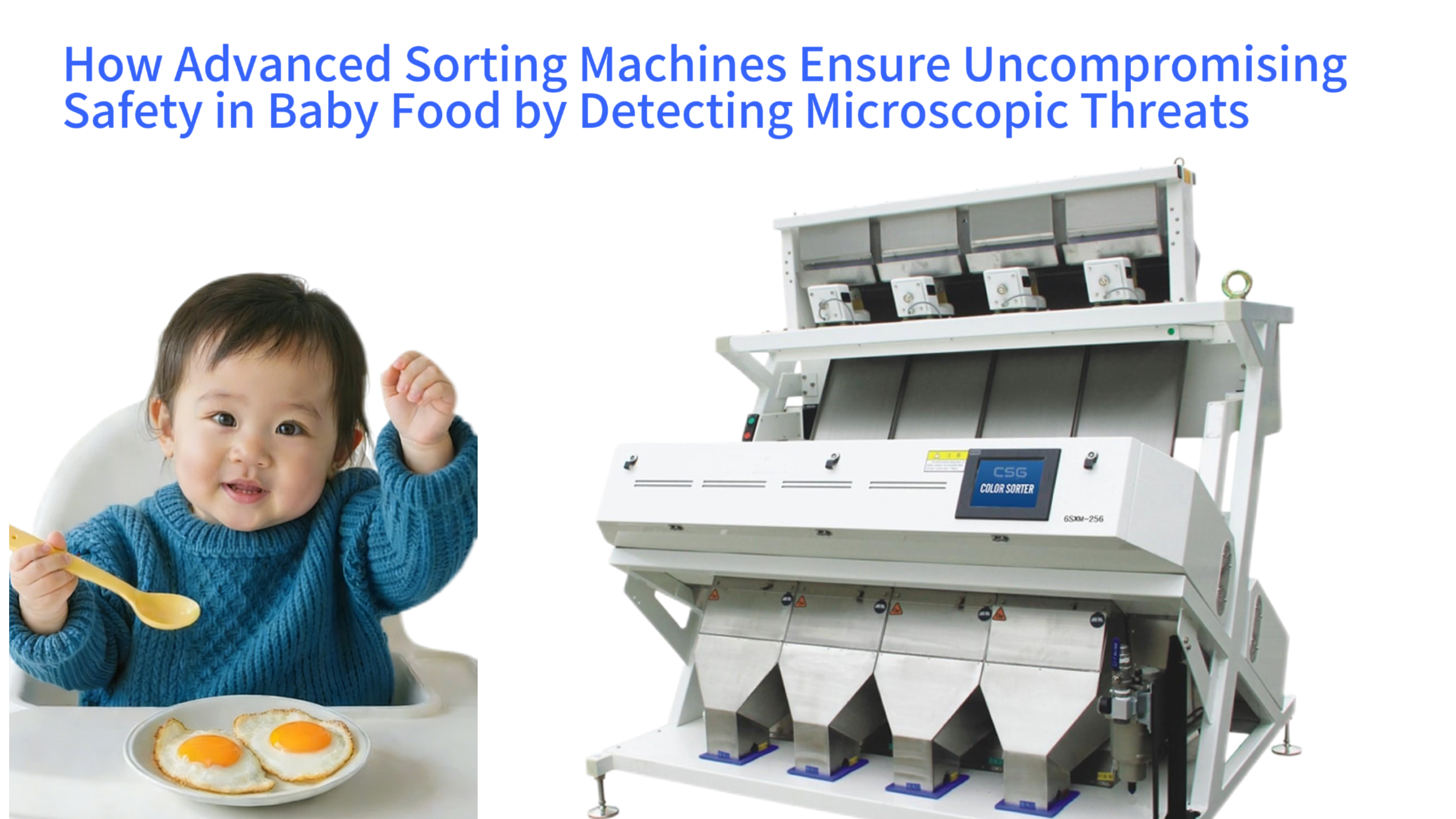 How Advanced Sorting Machines Ensure Uncompromising Safety in Baby Food by Detecting Microscopic Threats