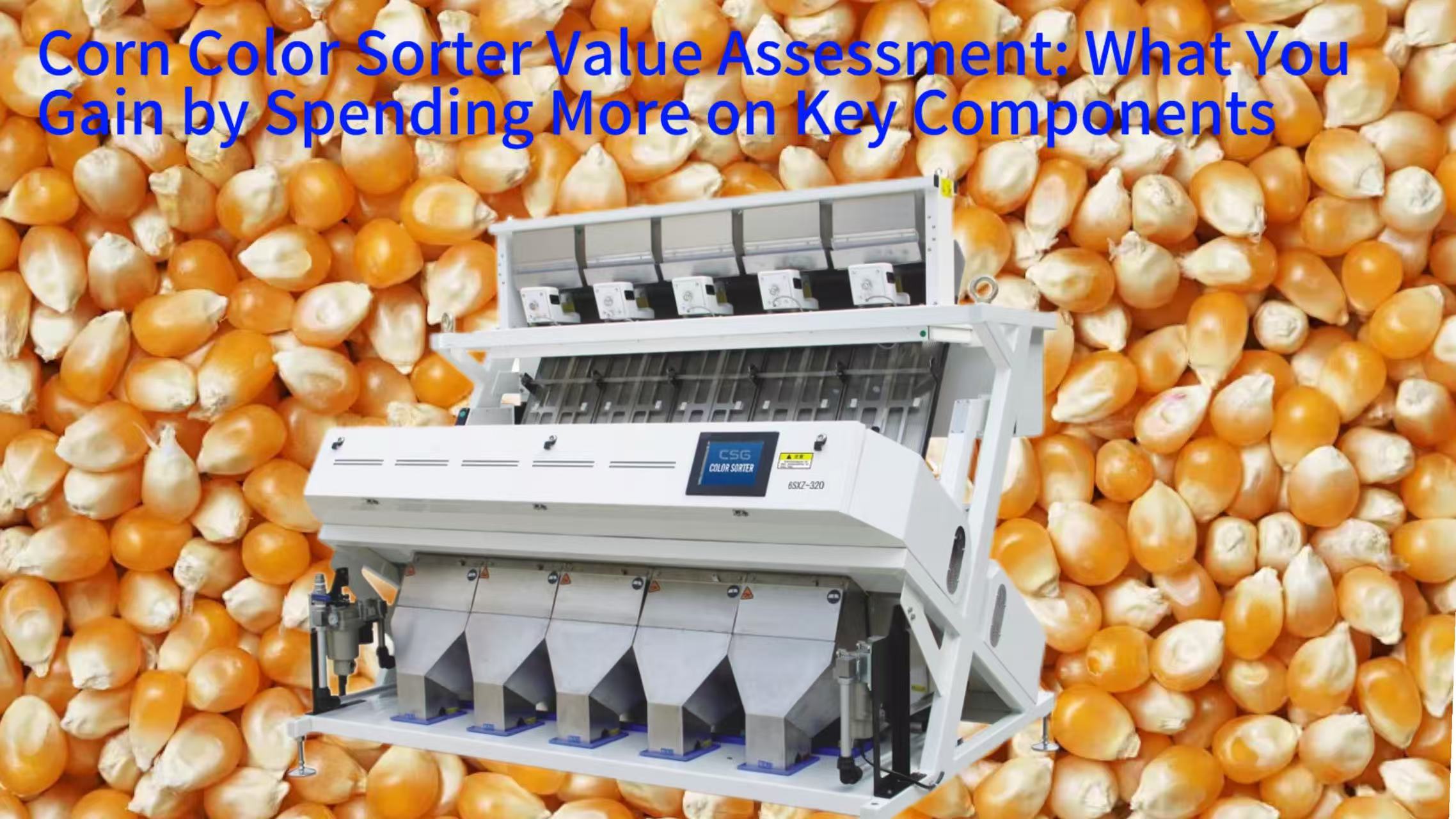 Corn Color Sorter Value Assessment: What You Gain by Spending More on Key Components