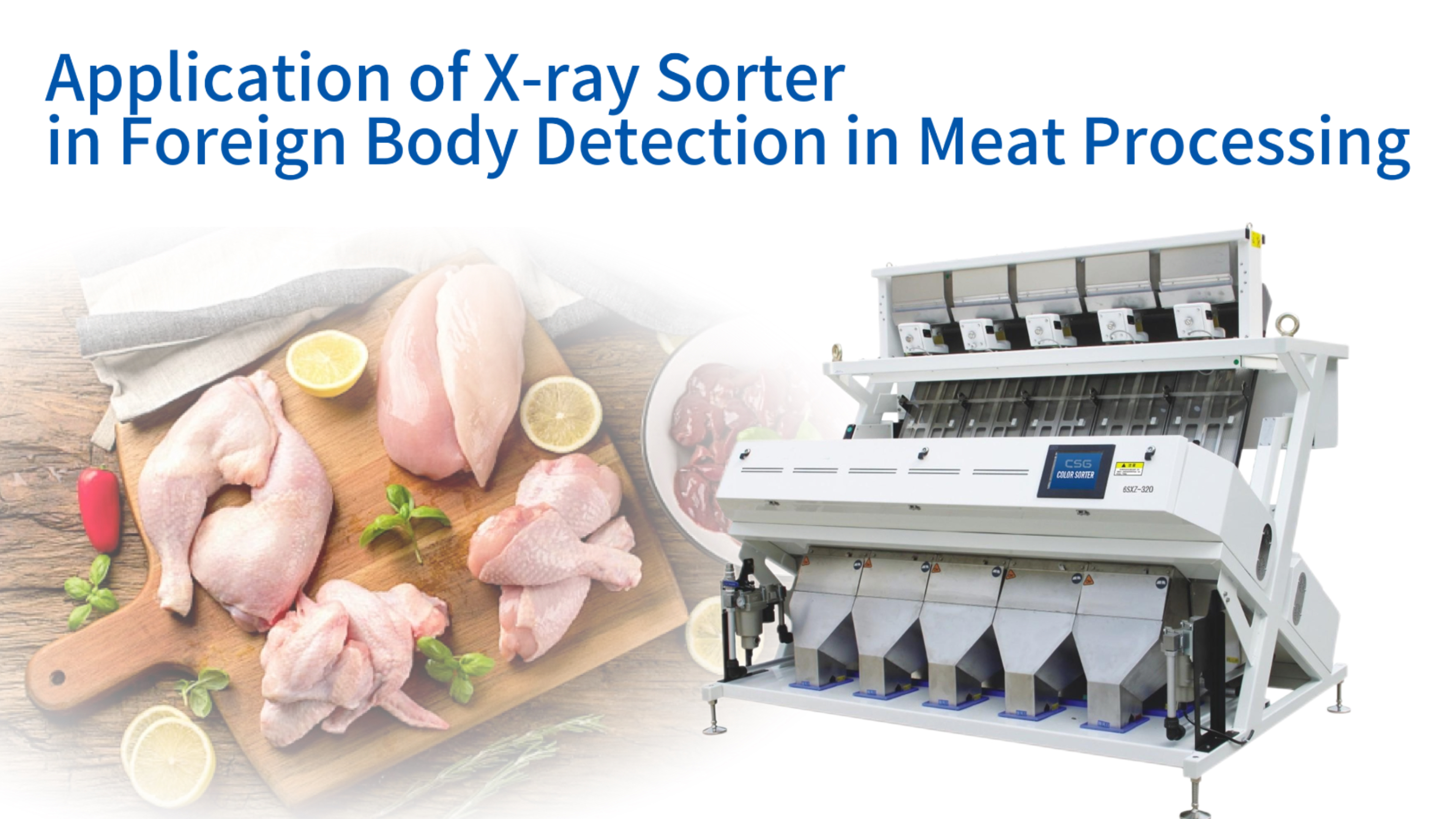 Application of X-ray Sorter in Foreign Body Detection in Meat Processing