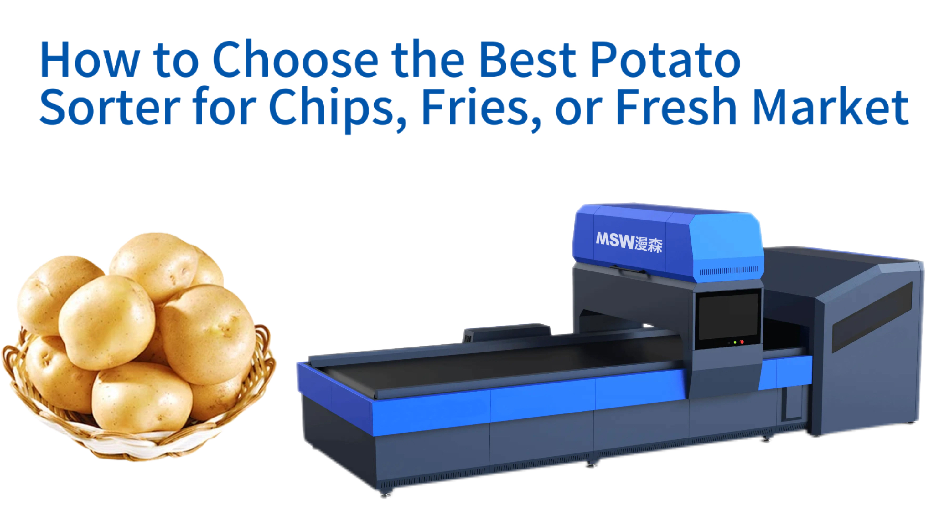How to Choose the Best Potato Sorter for Chips, Fries, or Fresh Market: A Complete Guide to AI-Powered Sorting Technology