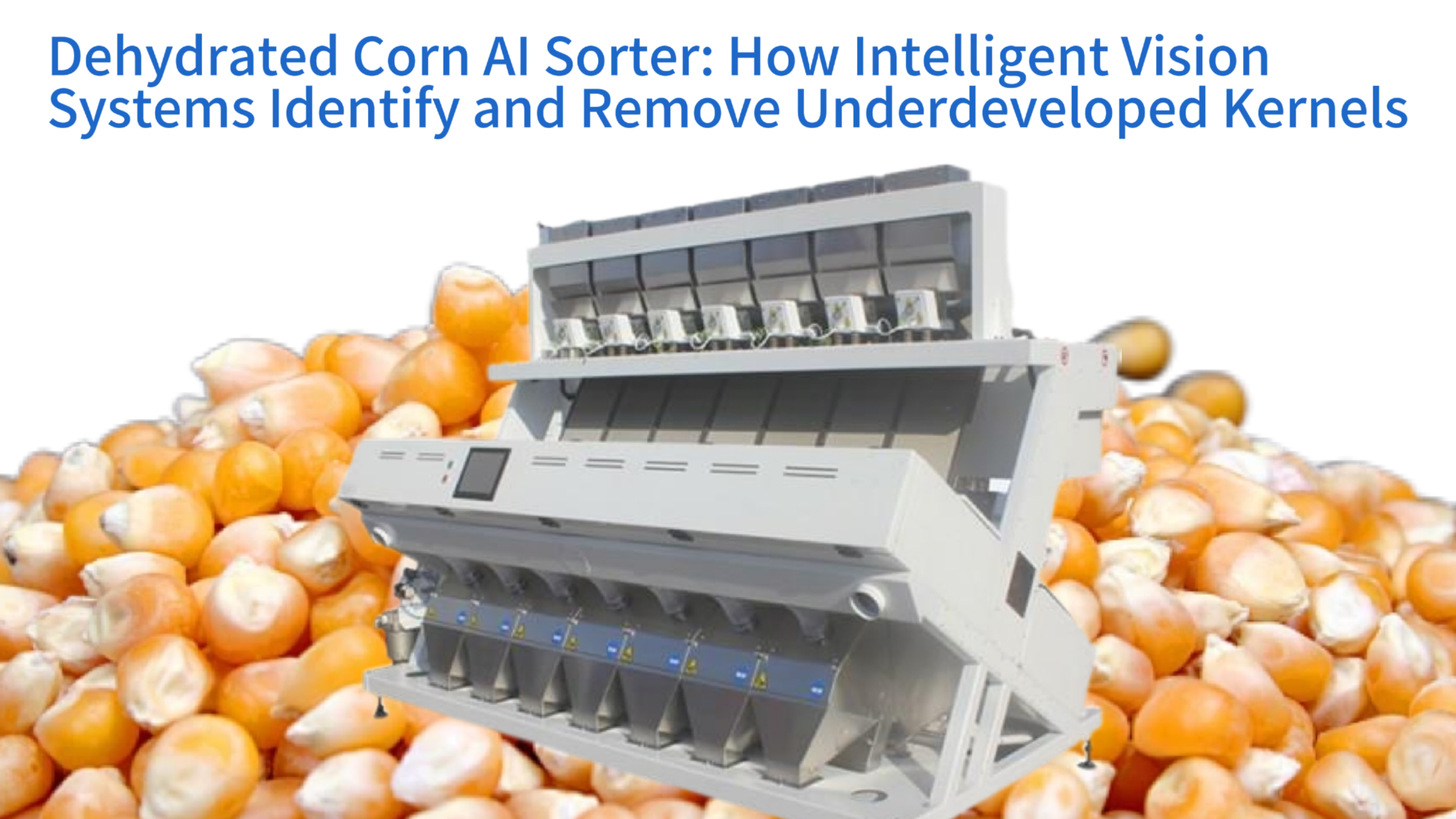 Dehydrated Corn AI Sorter: How Intelligent Vision Systems Identify and Remove Underdeveloped Kernels